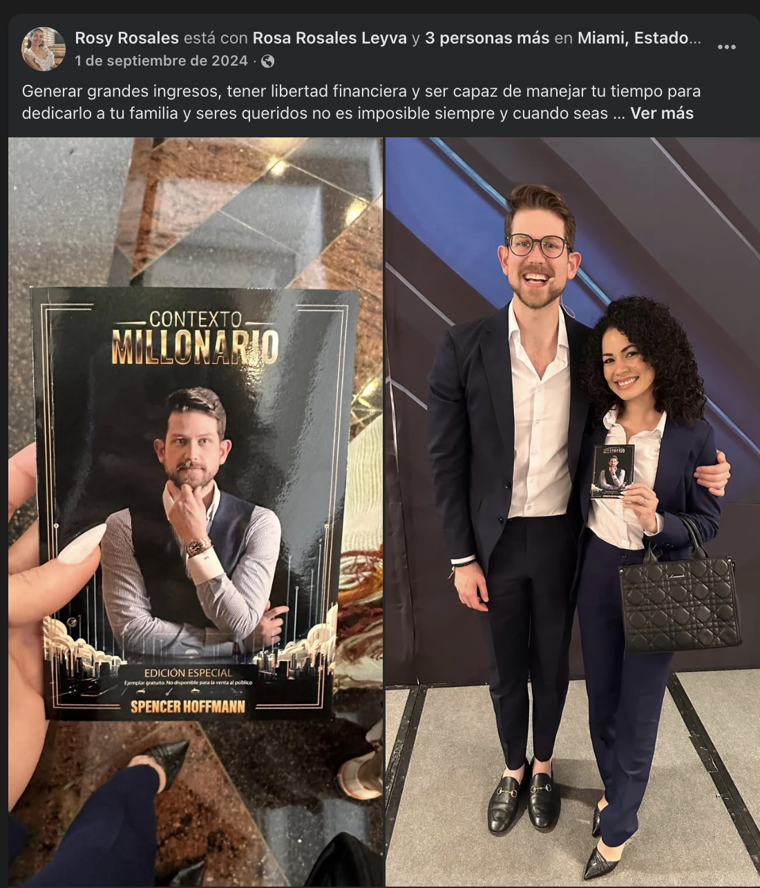 Testimonio de Rosy Rosales - Contexto Millonario Spencer Hoffmann